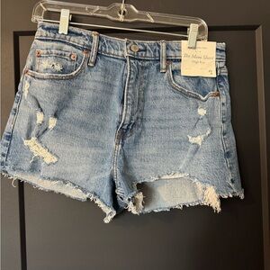 Abercrombie & Fitch Blue Jean Shorts